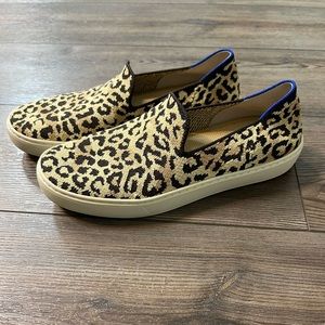 Rothy’s Cheetah Slip-On Sneaker Size 8